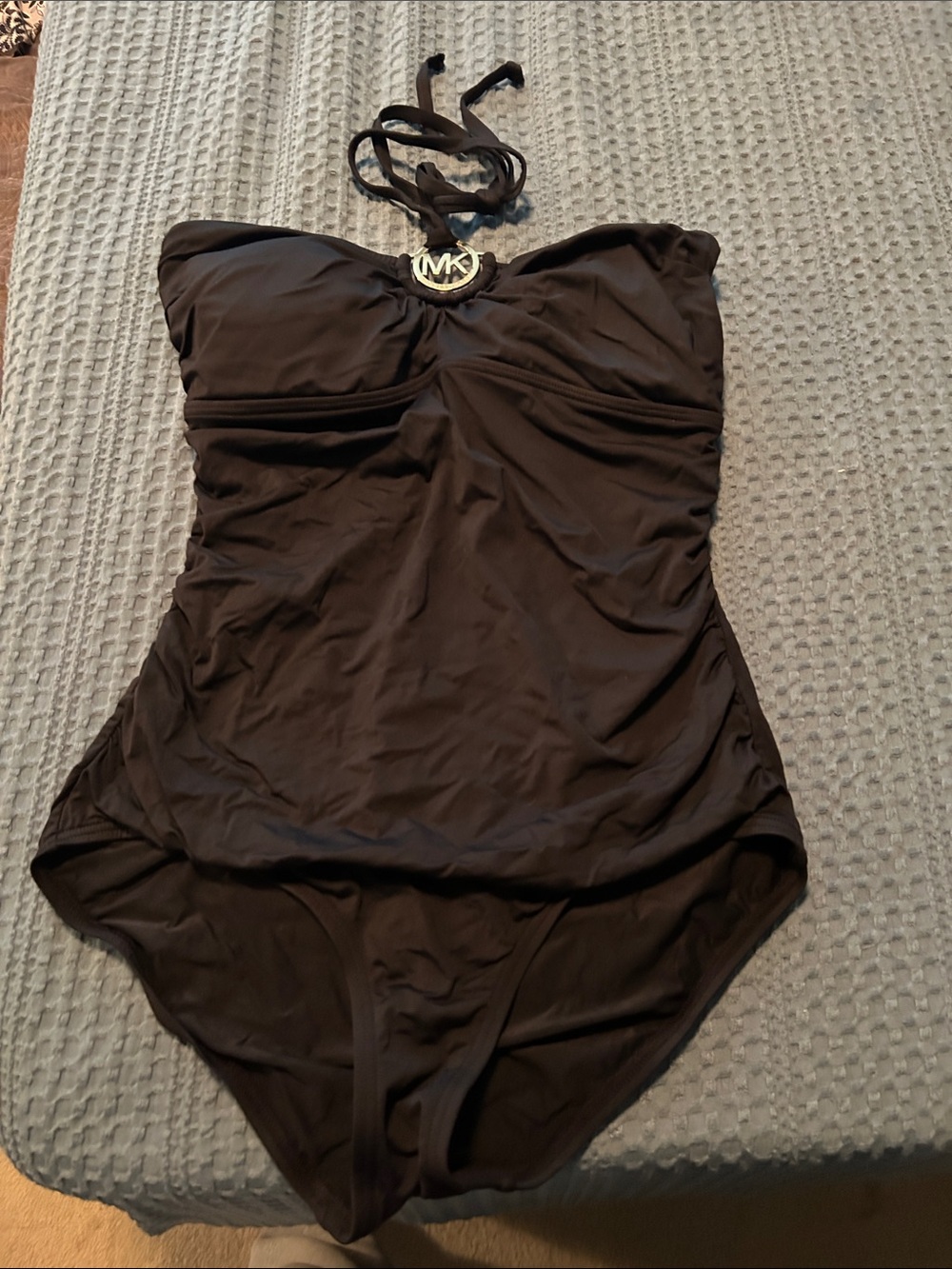 Michael Kors one piece halter swim suit